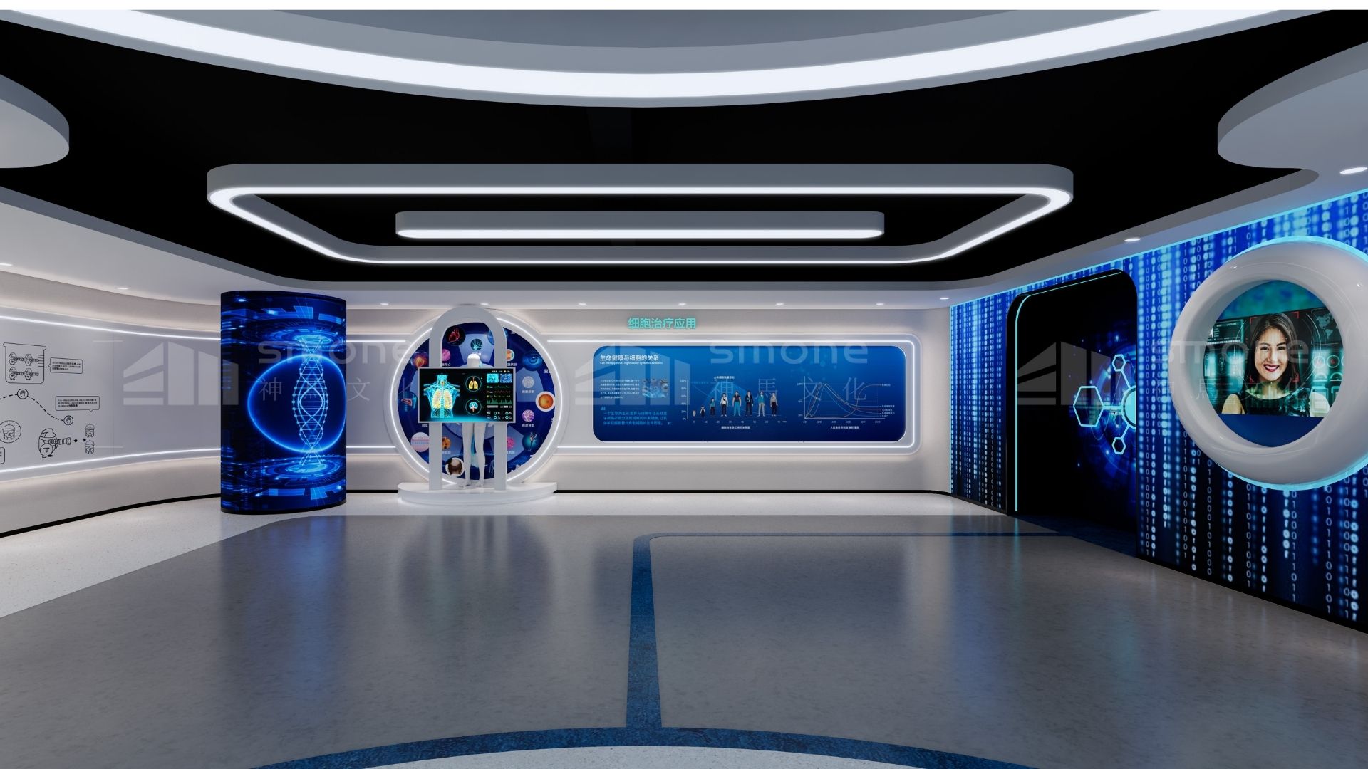 把 “廚房” 搬進生物多肽展廳？客戶一看就懂還想試試｜生物肽展廳設(shè)計｜干細胞展廳設(shè)計｜干細胞科普館設(shè)計｜生物醫(yī)療展廳設(shè)計｜神馬文化