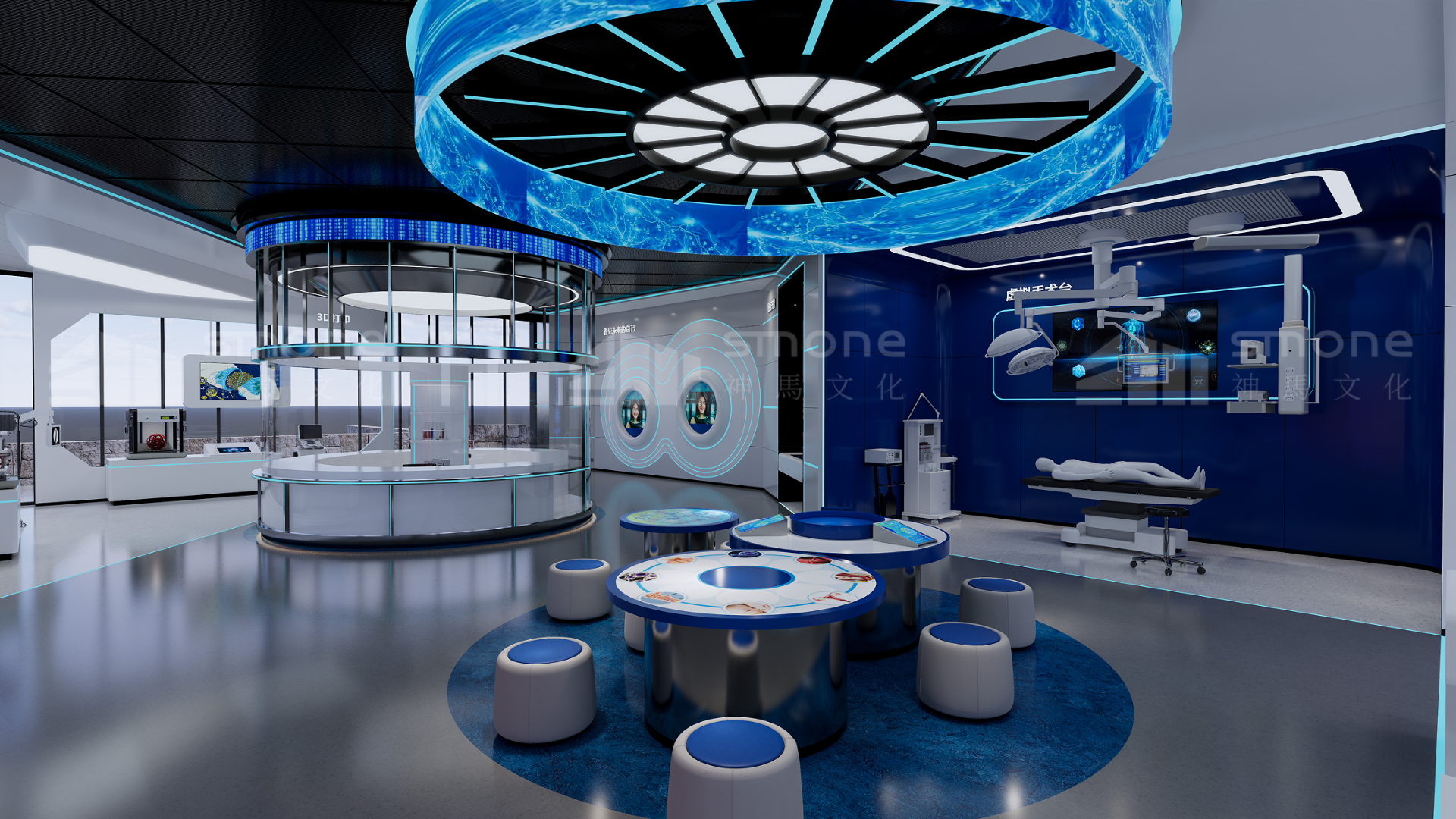 干細胞展廳設計施工：從科研屬性到展示價值的轉化密碼｜干細胞展廳設計｜干細胞科普館設計｜生物肽展廳設計｜生物醫療展廳設計｜神馬文化