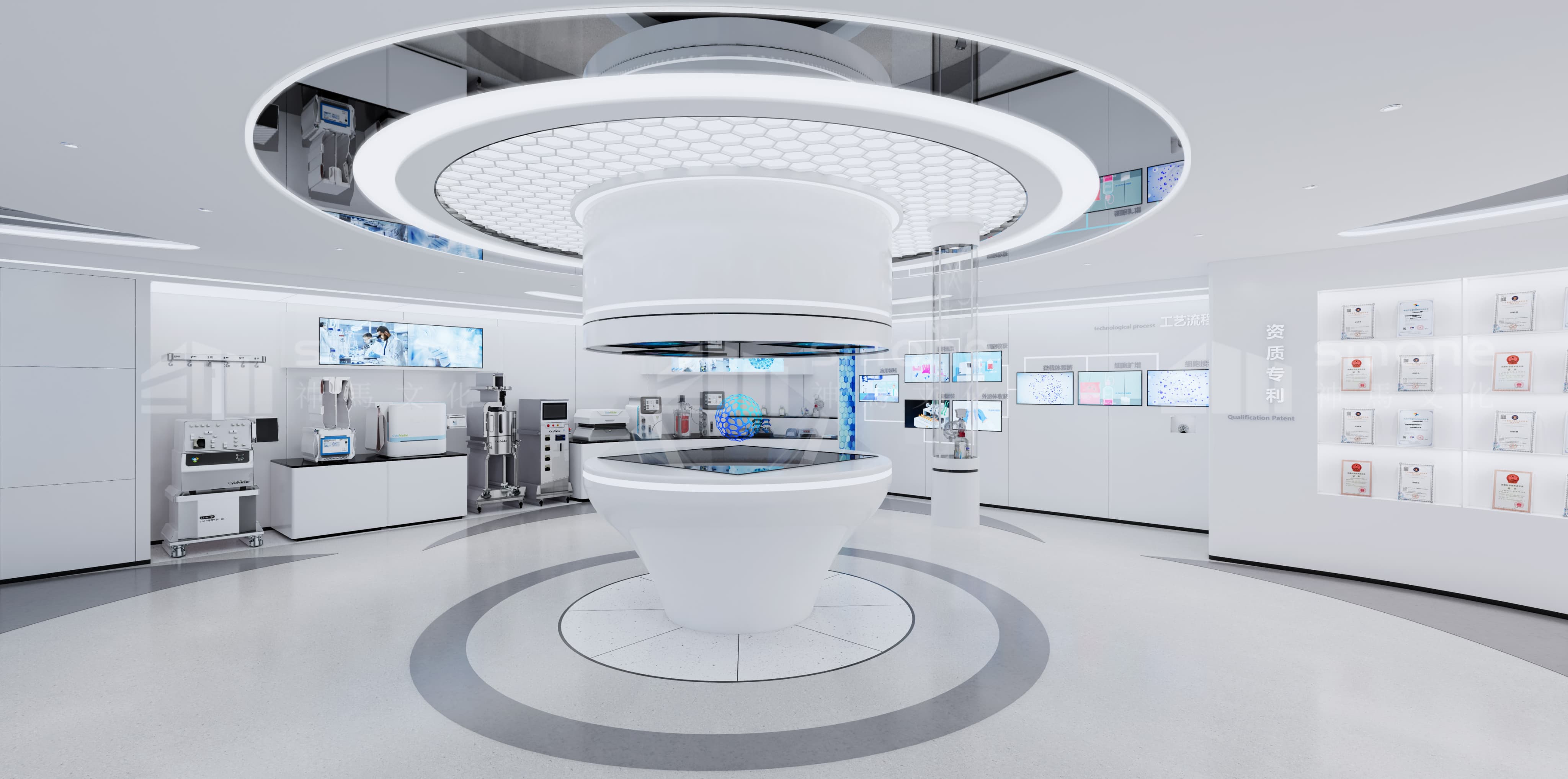 生物醫(yī)療展廳設(shè)計(jì)施工：3 大核心痛點(diǎn)與科學(xué)解決方案｜干細(xì)胞展廳設(shè)計(jì)｜生物肽展廳設(shè)計(jì)｜干細(xì)胞科普館設(shè)計(jì)｜大健康企業(yè)展廳設(shè)計(jì)｜神馬文化