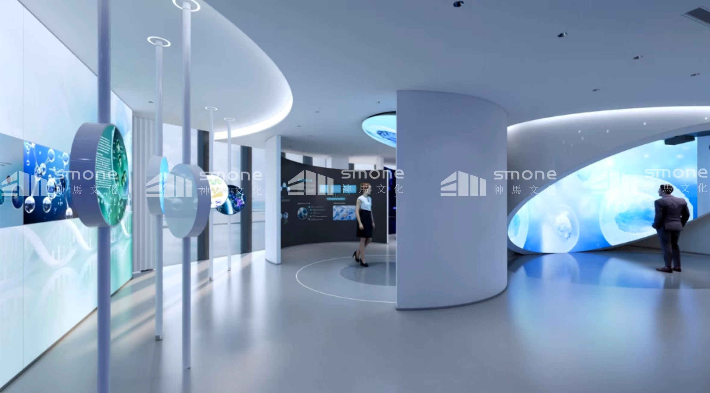 創(chuàng)景文化基因檢測(cè)企業(yè)展廳設(shè)計(jì)：用場(chǎng)景化體驗(yàn)破解技術(shù)認(rèn)知壁壘