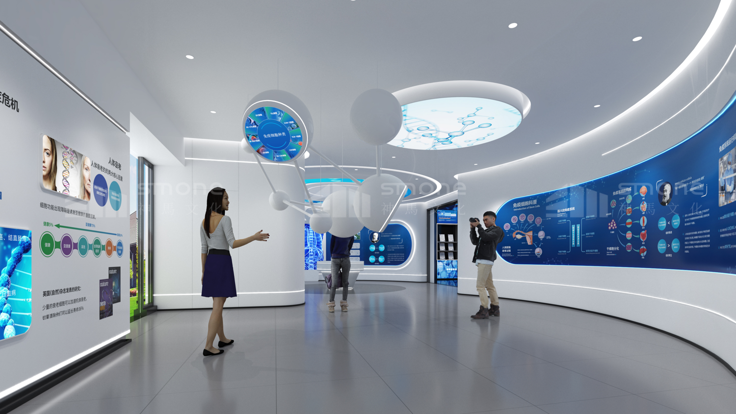 做干細胞展廳，能為生物企業老板解決哪些核心難題?神馬文化有話說|干細胞展廳設計|干細胞科普館設計|生物醫療展廳設計生物醫藥展廳設計