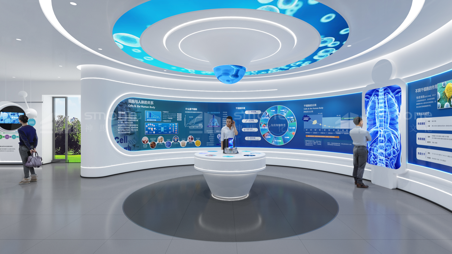 干細(xì)胞展廳設(shè)計：如何讓尖端技術(shù) “看得見、被信任”？神馬文化有答案|干細(xì)胞展廳設(shè)計|干細(xì)胞科普館設(shè)計|生物肽展廳設(shè)計|生物醫(yī)藥展廳設(shè)計